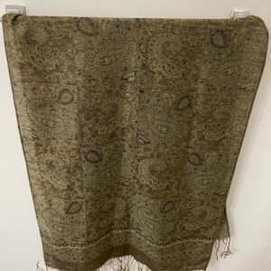 green paisley pashmina